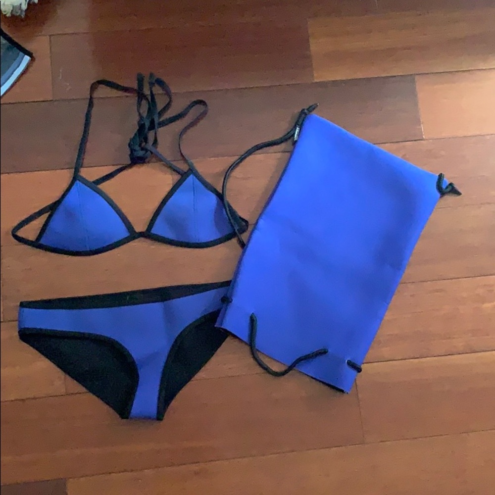 Triangl Royal Blue Bikini Set